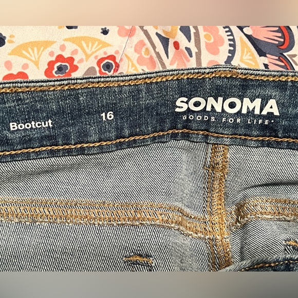SONOMA jeans size 16 NWT - Picture 2 of 4